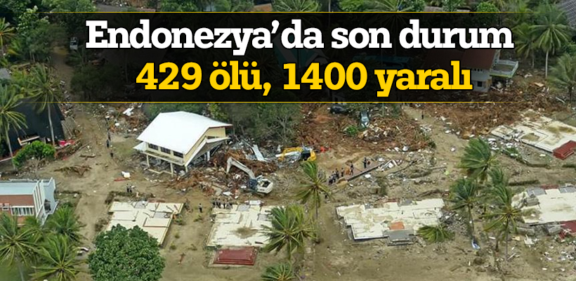 Endonezya`daki tsunamide ölü sayısı 429`a çıktı