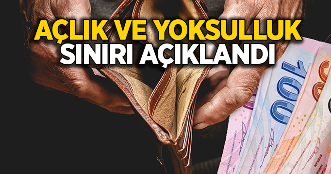 Türk-İş: Açlık sınırı 2.257,38, yoksulluk sınırı da 7.353,38 lira