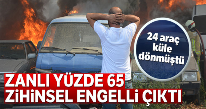 24 aracın küle döndüğü yangını çıkaran kişi yakalandı