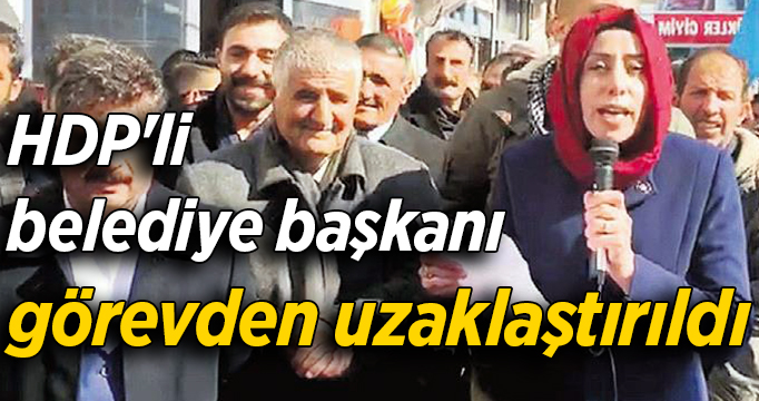 HDP'li belediye başkanı görevden uzaklaştırıldı