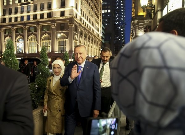 Cumhurbaşkanı Erdoğan'a ABD'de coşkulu karşılama