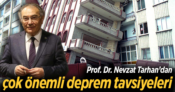 Prof. Dr. Nevzat Tarhan: "Depreme fiziksel olduğu kadar psikolojik hazırlık da önemli"