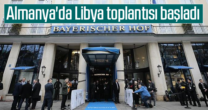Almanya'da Libya toplantısı başladı