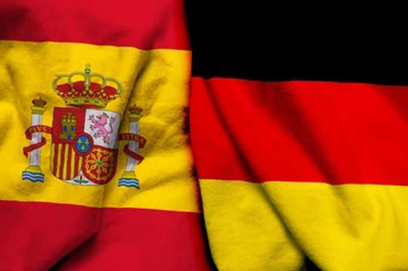 ФРГ флаг Испания флаг