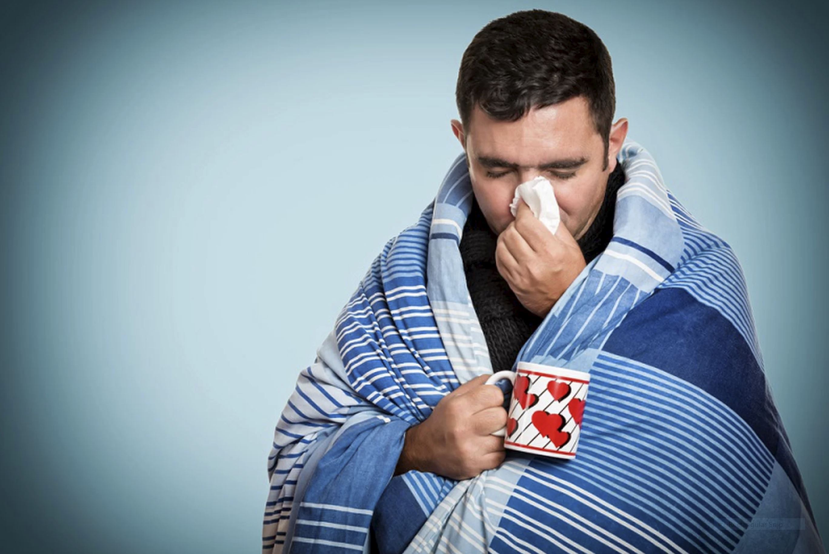Все клетки больного мужчины имеют 47. Больной гриппом. Заболевший человек. Человек с простудой. Насморк простуда.