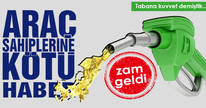 Motorine zam geliyor