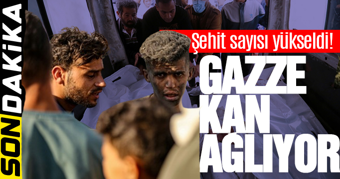 Gazze kan ağlıyor: Şehit sayısı yükseldi!