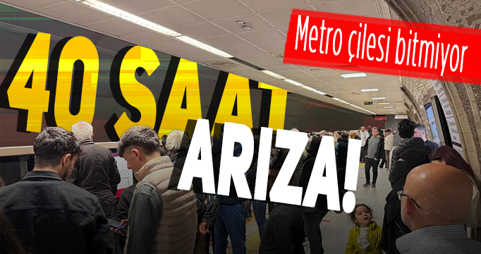Üsküdar-Samandıra Metro Hattı'ndaki aksaklık 40 saattir çözülemedi