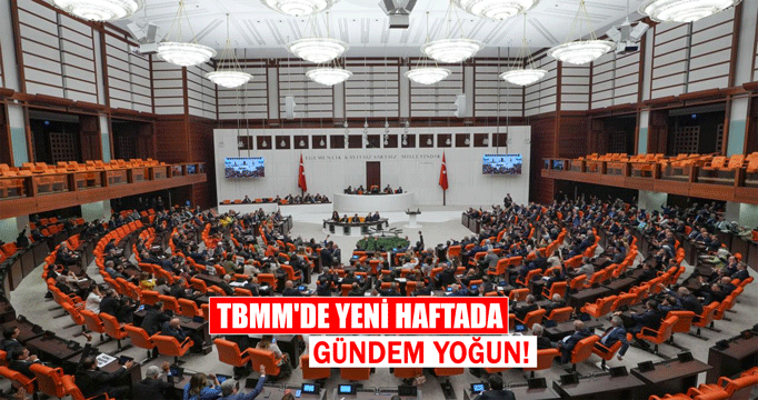 TBMM'de yeni haftada gündem yoğun