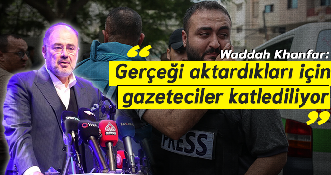 Waddah Khanfar: Lübnan ve Gazze'de gerçeği aktardıkları için gazeteciler katlediliyor