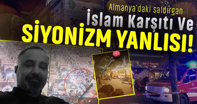 Almanya'daki saldırgan İslam karşıtı ve siyonizm yanlısı