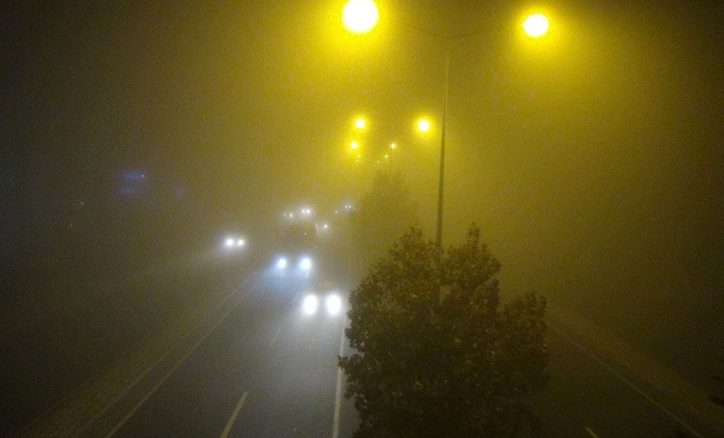 Diyarbakır'da yoğun sis etkili oldu