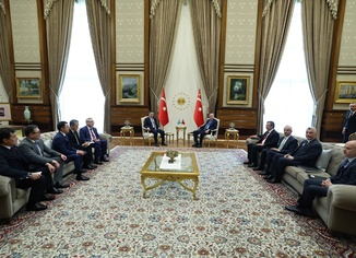 Cumhurbaşkanı Erdoğan, Kazakistan Başbakanı Bektenov ile görüştü