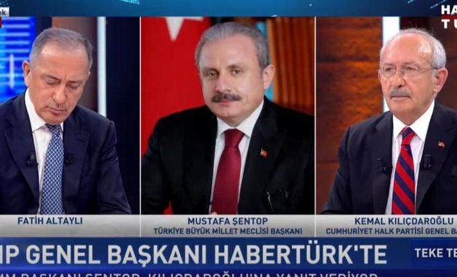 Şentop'tan Kılıçdaroğlu'na canlı yayında tepki!