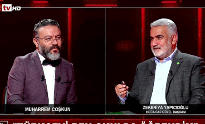 HÜDA PAR genel başkanı Yapıcıoğlu Akit TV'ye konuştu