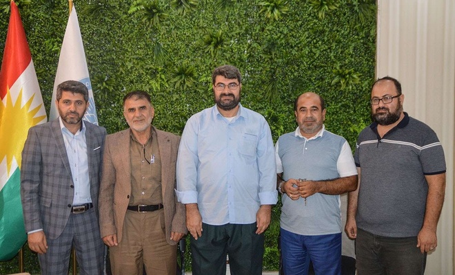 Umut Kervanı Vakfı ve Avrupa Yetim Eli Derneği yetkilileri Irak Kürdistan'ında temaslarda bulundu