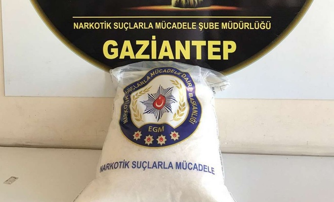 Gaziantep’te 17 kilogram uyuşturucu ele geçirildi