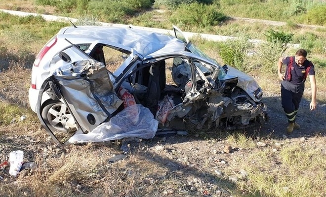 Çankırı'daki trafik kazasında 2 kişi öldü, 5 kişi yaralandı