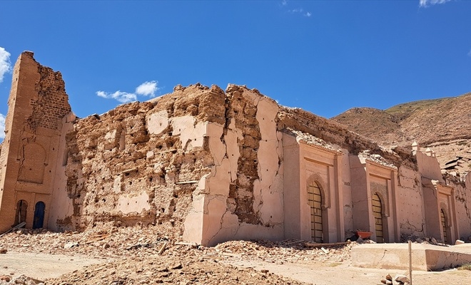 Fas'taki depremde bir çok tarihi yapı yıkıldı