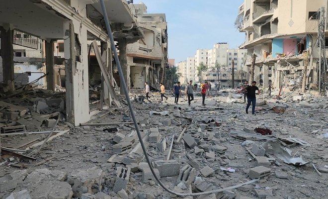 Siyonist rejimin saldırılarında binlerce bina tamamen yıkıldı!