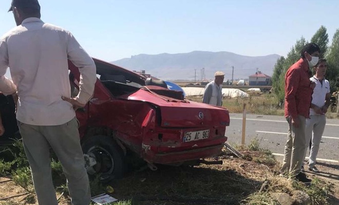 Ağrı'da trafik kazası: 2 ölü, bir yaralı