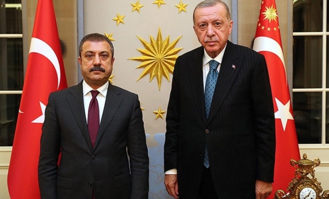 Cumhurbaşkanı Erdoğan, Merkez Bankası Başkanı ile görüştü