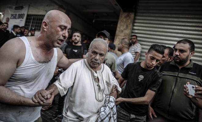 Gazze'deki şehidler için cenaze töreni düzenlendi