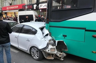 kayseri de zincirleme trafik kazasi