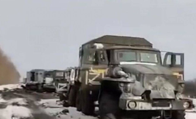 Rus konvoyuna ağır darbe