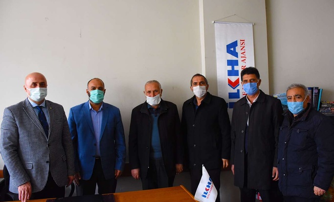 İYİ Parti Bitlis İl Başkanlığından İLKHA'ya ziyaret