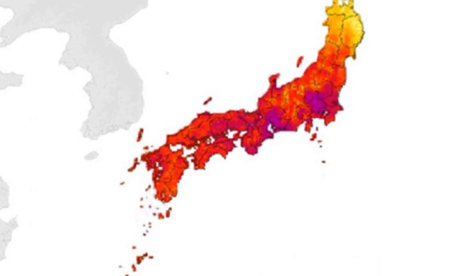 Japonya'da sıcak hava dalgası etkili oluyor