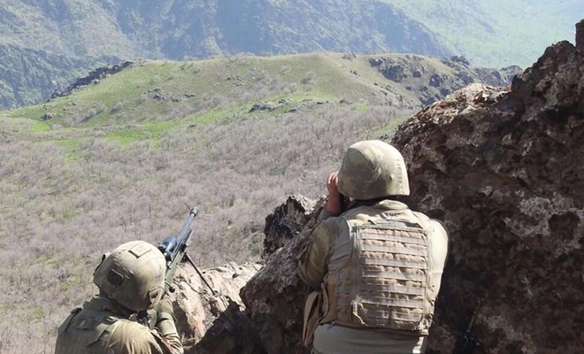 Barış Pınarı bölgesinde 5 PKK elemanı öldürüldü