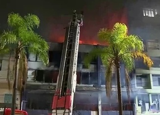 Brezilya'da yangın faciası: 10 ölü!