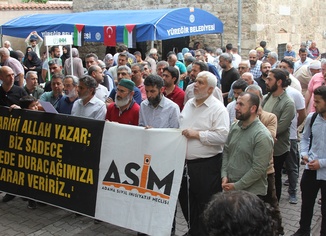 Adana'da siyonist vahşet ASİM tarafından lanetlendi