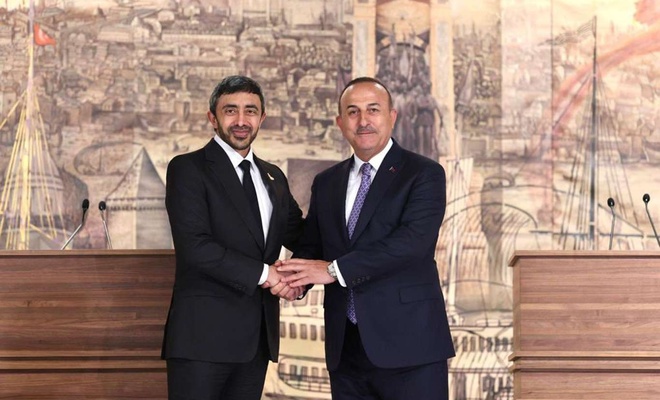 Dışişleri Bakanı Çavuşoğlu, BAE’li mevkidaşıyla görüştü