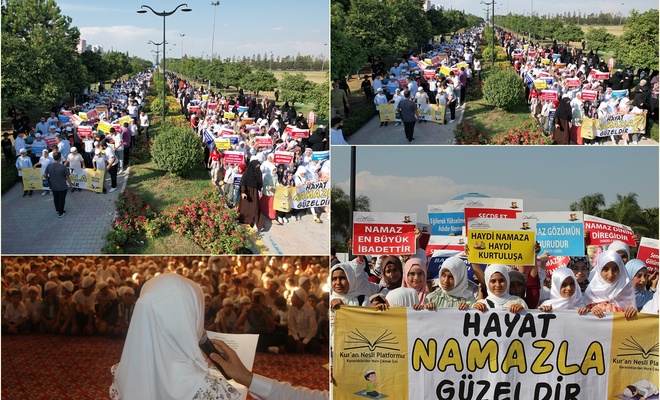 Adana'da 'Hayat namazla güzeldir' etkinliği düzenlendi
