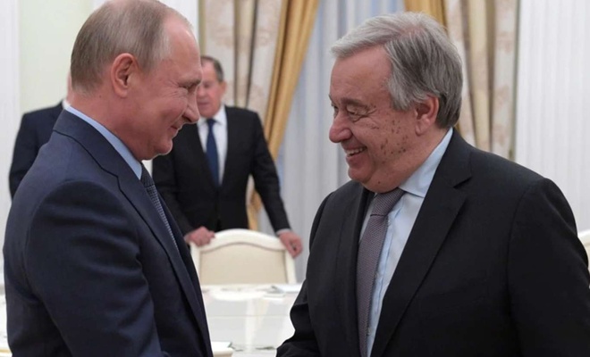 Guterres Moskova'da Putin ile görüşecek