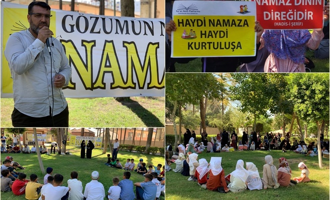Kur'an Nesli Platformu Tarsus'ta 'Hayat Namazla Güzeldir' etkinliği düzenledi