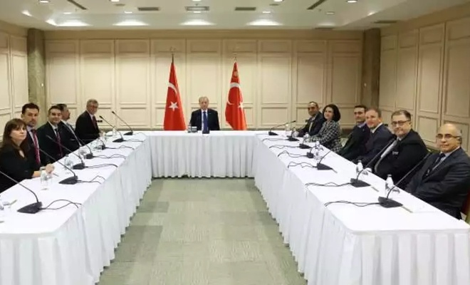 Erdoğan, TOTBİD üyelerini kabul etti