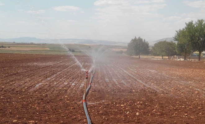 Tarımsal sulamada çiftçiler destekleniyor