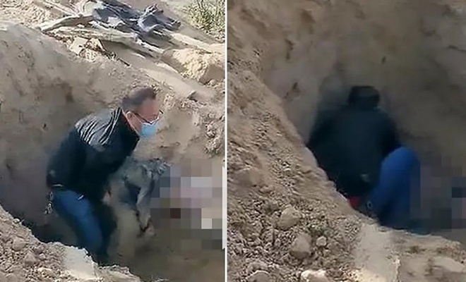Çinli adam, engelli annesini diri diri toprağa gömdü