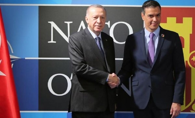 Erdoğan, İspanya Başbakanı Sanchez ile bir araya geldi
