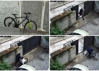 Batman'da bisiklet hırsızlığı kameralara yansıdı