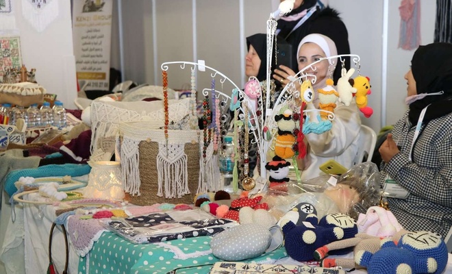 9 Arap ülkesinden kadınlar 8'inci İİT Helal Expo fuarında el sanatlarını sergiliyor